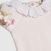 Baby Girls Pink Rosette Bodysuit Set