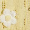 Baby Girls Yellow Broderie Daisy Knit Top Set