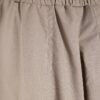 Beige Barrel Leg Pleated Trousers