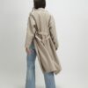 Beige Belted Trench Coat