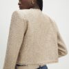 Beige Boucle Trophy Jacket