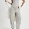 Beige Cosy Balloon Leg Joggers