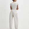 Beige Cosy Balloon Leg Joggers