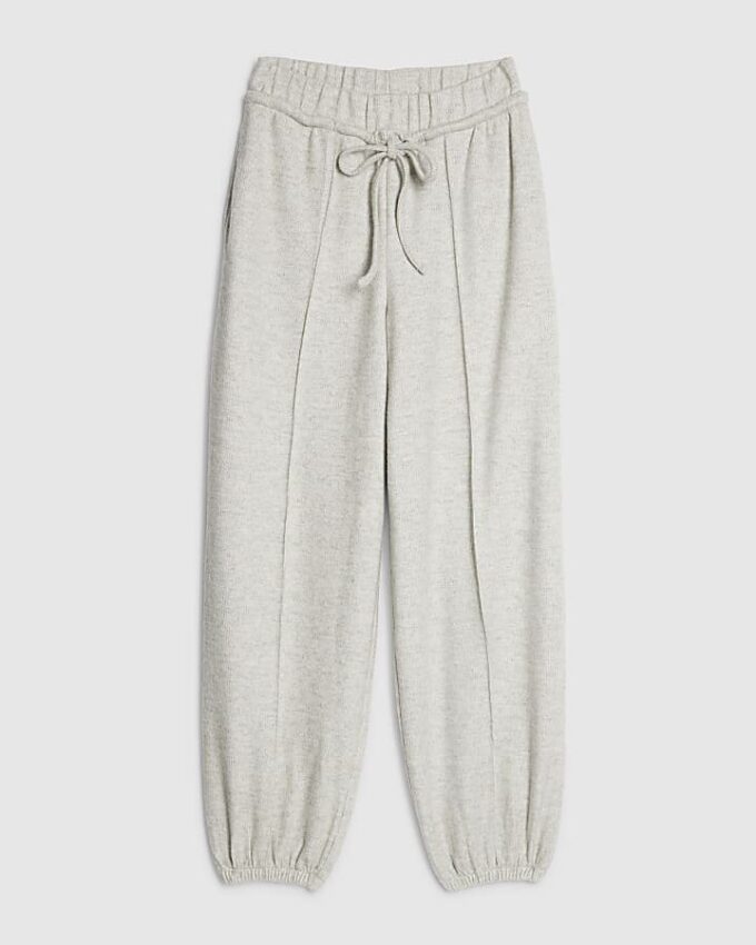 Beige Cosy Balloon Leg Joggers