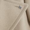 Beige Double Breasted Peacoat