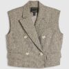 Beige Flecked Waistcoat