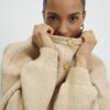 Beige Happy Conversational Cardigan
