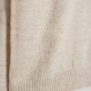 Beige Knitted Hybrid Lace Top