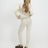 Beige Knitted Joggers