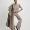Beige Knitted Waistcoat