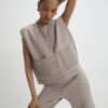 Beige Knitted Waistcoat