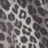 Beige Leopard Print Sweatshirt Mini Dress