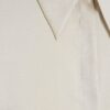 Beige Long Sleeve Satin Slimline Shirt