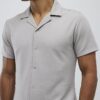 Beige Muscle Fit Shirt