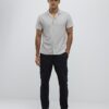 Beige Muscle Fit Shirt