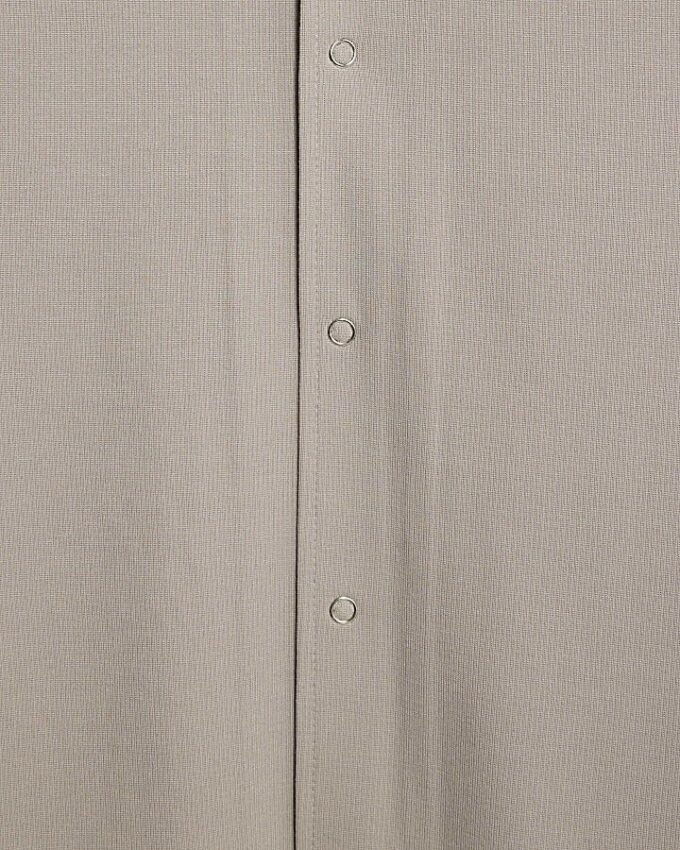 Beige Muscle Fit Shirt