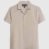 Beige Muscle Fit Shirt