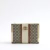 Beige Panelled Monogram Purse