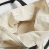 Beige Pocket Front Tote Bag
