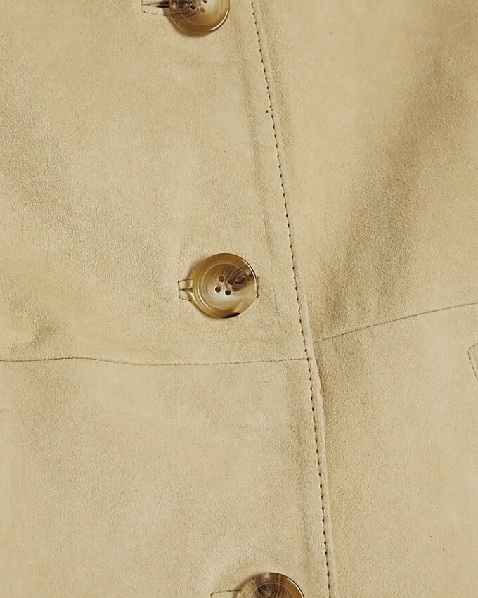 Beige Premium Suede Jacket