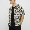 Beige Regular Fit Floral Shirt