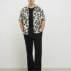Beige Regular Fit Floral Shirt