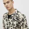 Beige Regular Fit Floral Shirt