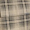 Beige Regular Fit Zip Through Check Overshirt