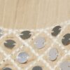 Beige Sequin Embellished Beach Shorts