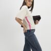 Beige Short Sleeve Tipped Jumper