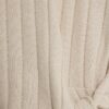 Beige Short Sleeve Wide Ribbed Knot Side Top