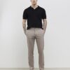 Beige Skinny Fit Trousers