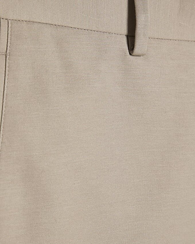 Beige Slim Fit Chinos
