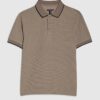 Beige Slim Fit Polo Shirt