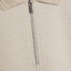 Beige Slim Fit Textured Polo Shirt
