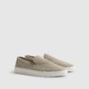 Beige Suede Loafers