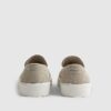 Beige Suede Loafers