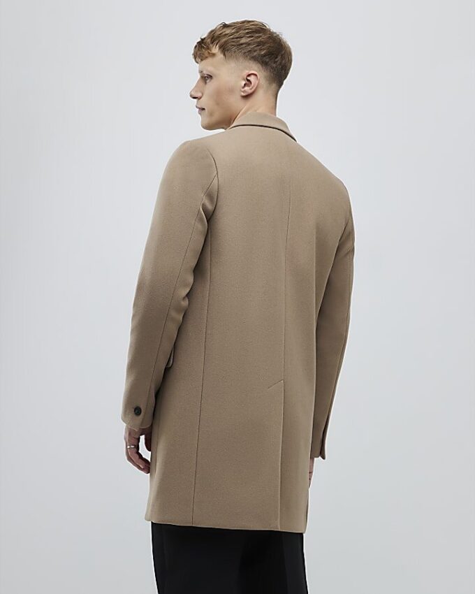 Beige Tailored Coat