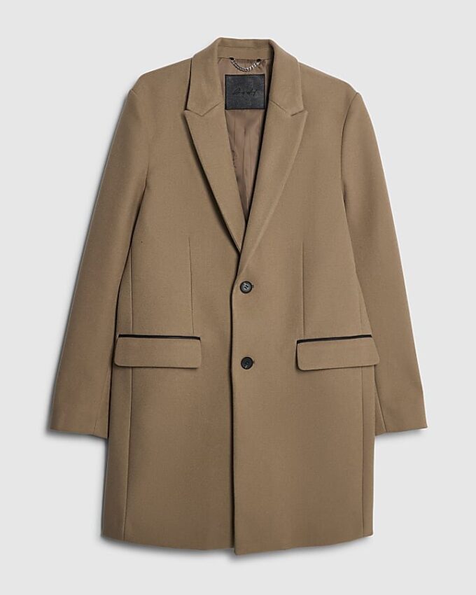 Beige Tailored Coat
