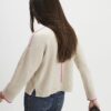 Beige Tipped Detail Jumper