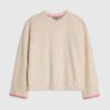 Beige Tipped Detail Jumper