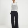 Black 2 in 1 Wide Leg Joggers