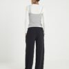 Black 2 in 1 Wide Leg Joggers