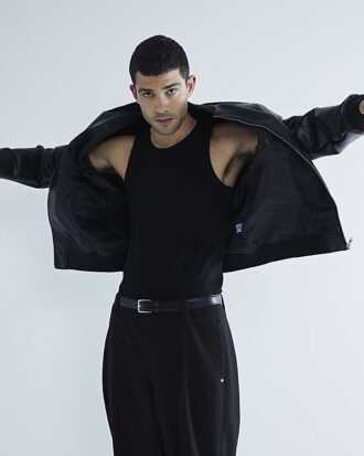 Black 2 pack Muscle Fit Ribbed Vest Black 2 pack Muscle Fit Ribbed Vest
