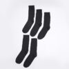 Black 5 Pack Ankle Socks