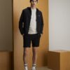 Black Athleisure RXR Hooded Jacket