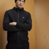 Black Athleisure RXR Hooded Jacket