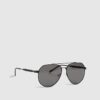 Black Aviator Sunglasses