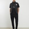 Black Badged Puffer Gilet