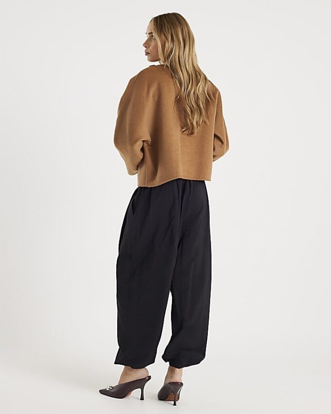 Black Balloon Trousers